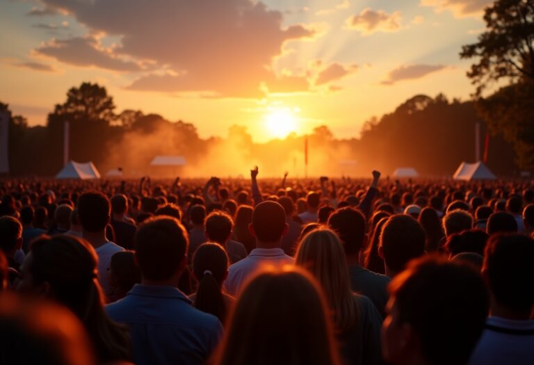 Immagine di un concerto emozionante in Italia