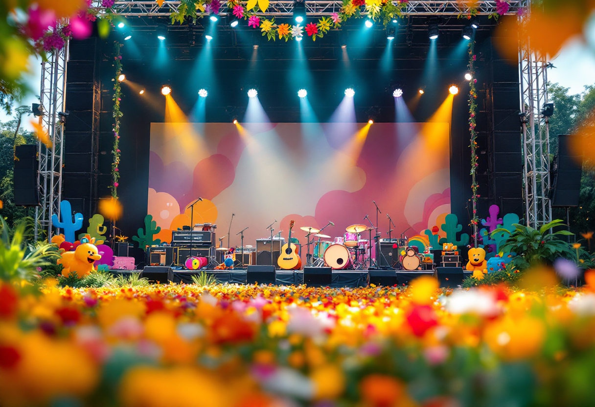 Bambini cantano al Festival dello Zecchino D'oro