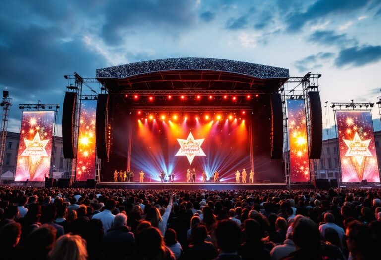 Immagine di un concerto di Capodanno in Italia