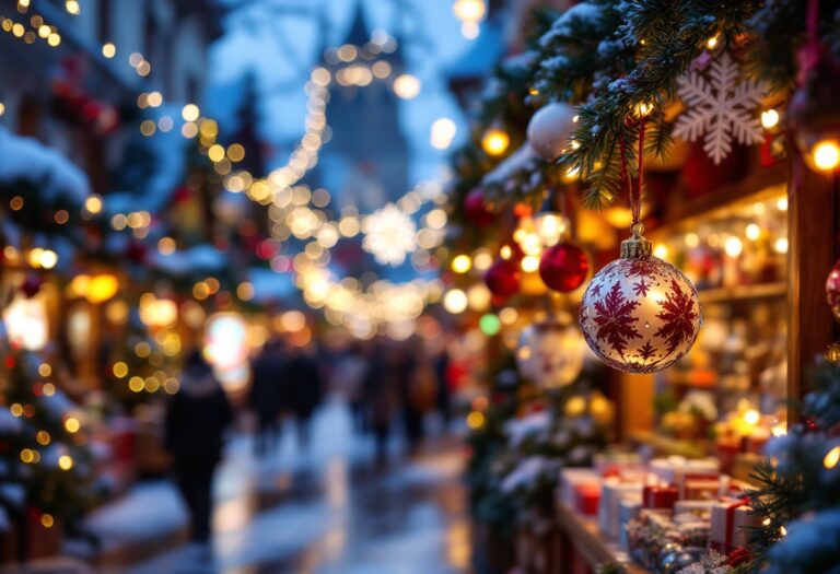 Immagine di un Natale con musica italiana in sottofondo