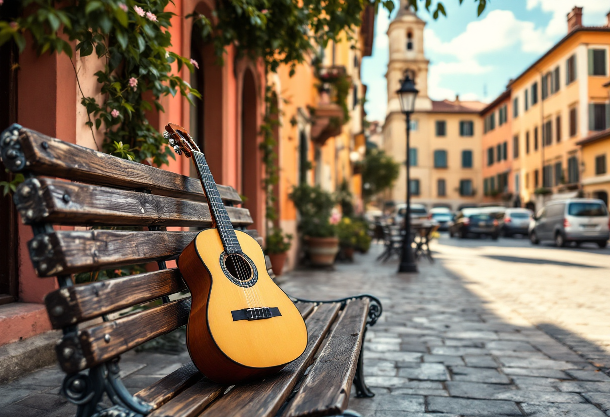 Immagine evocativa della musica italiana storica