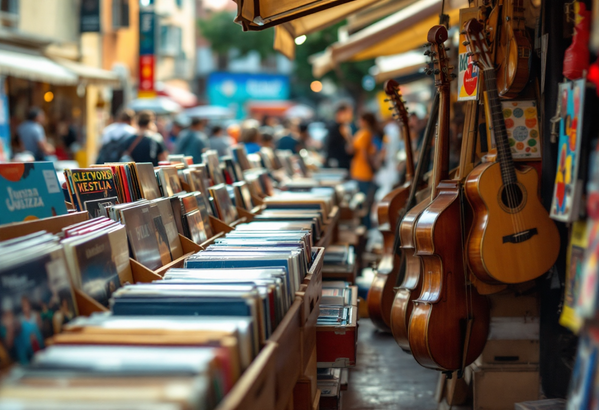 Immagine che rappresenta il panorama musicale italiano contemporaneo