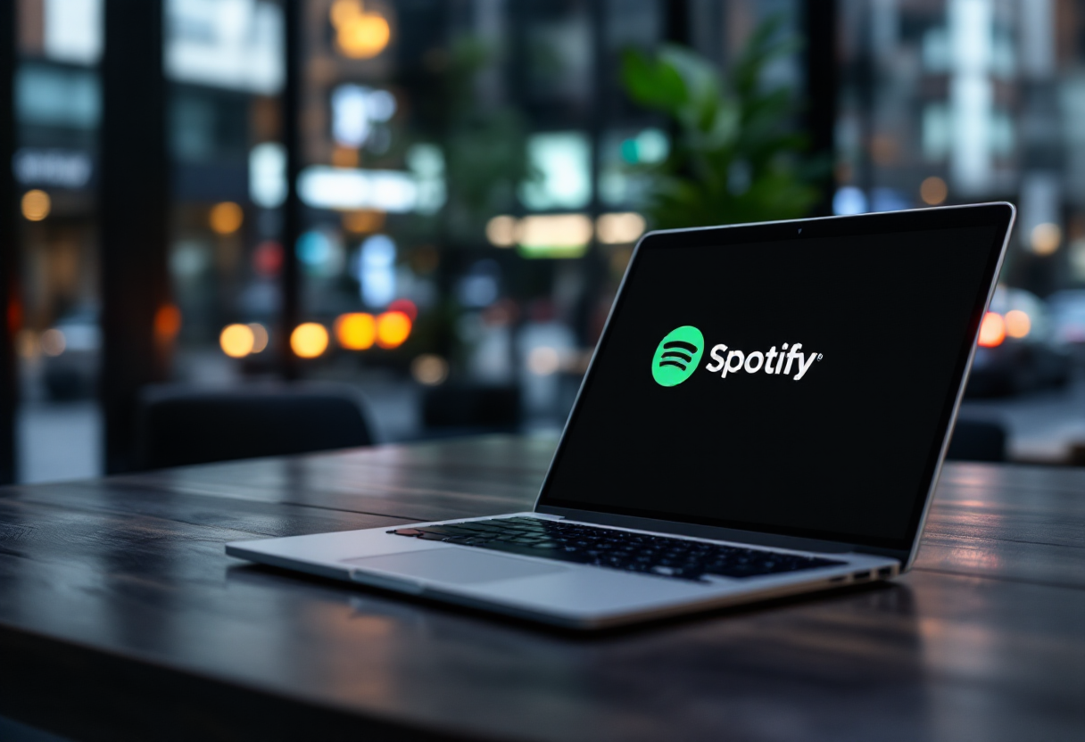 Immagine che rappresenta Spotify e la pirateria digitale