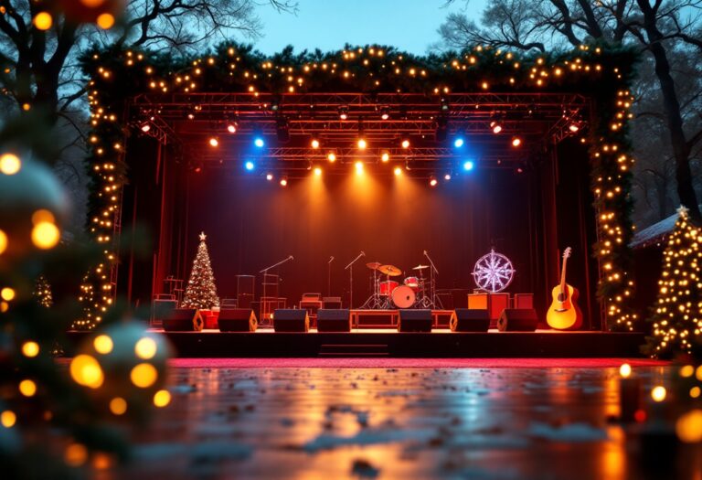 Vinicio Capossela durante il concerto di Natale a Milano