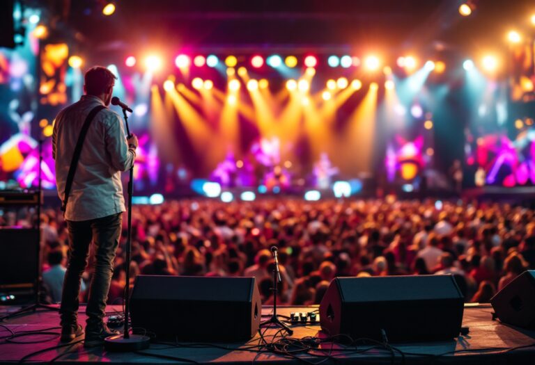 Artisti emergenti sul palco del festival della canzone italiana