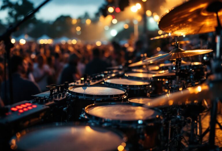 Immagine del Festival di Sanremo con artisti sul palco