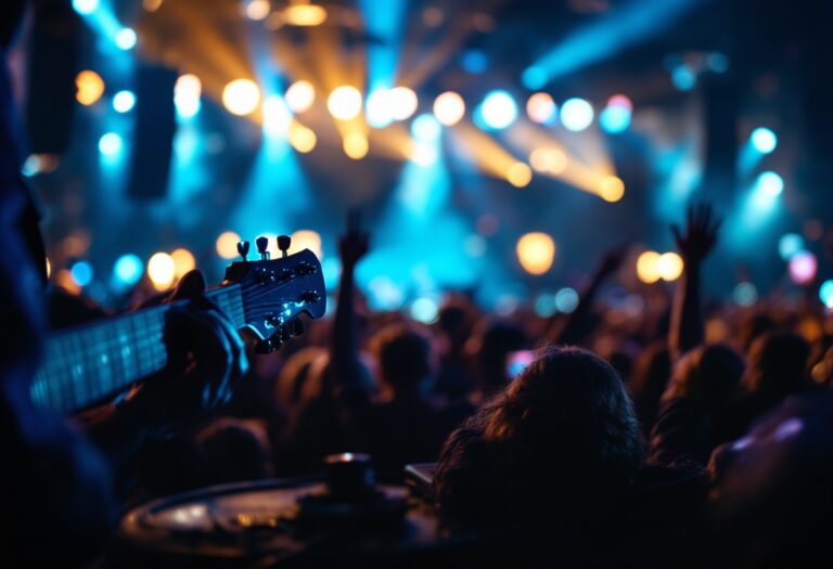 Artisti sul palco durante la seconda serata del Festival di Sanremo