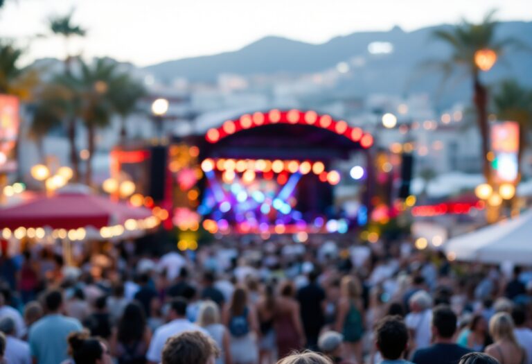 Immagine del Festival di Sanremo con artisti sul palco