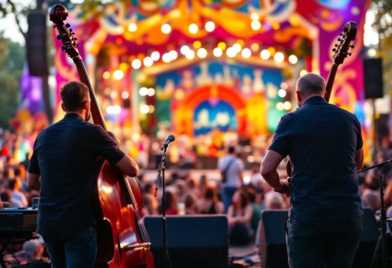 I Patagarri durante un concerto dal vivo