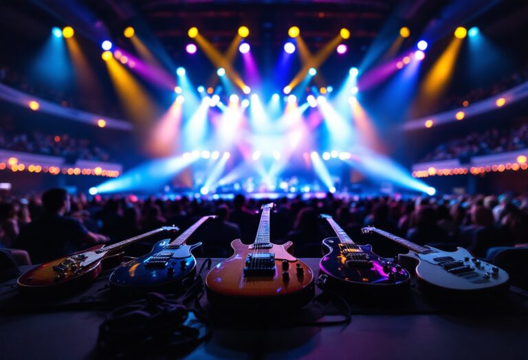 Dario Brunori durante un concerto a Roma con pubblico entusiasta